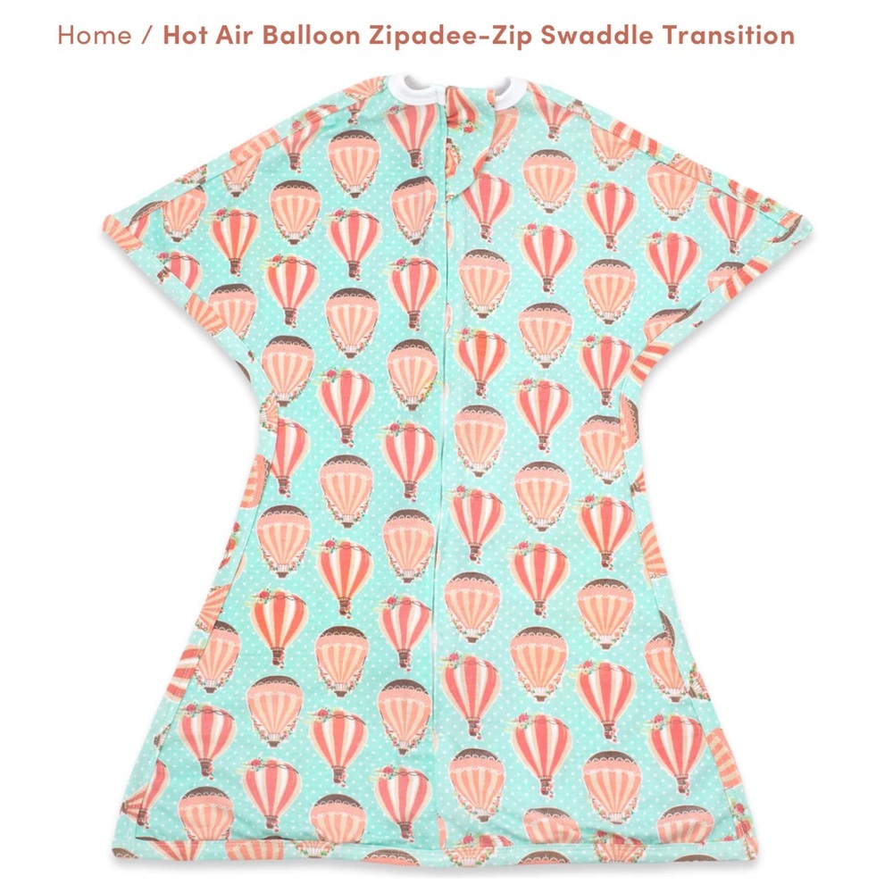 Hot Air Balloon Zipadee-Zip Swaddle Transition